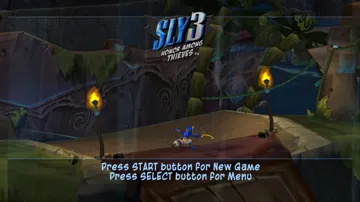 Sly 3 - Honor Among Thieves screen shot title